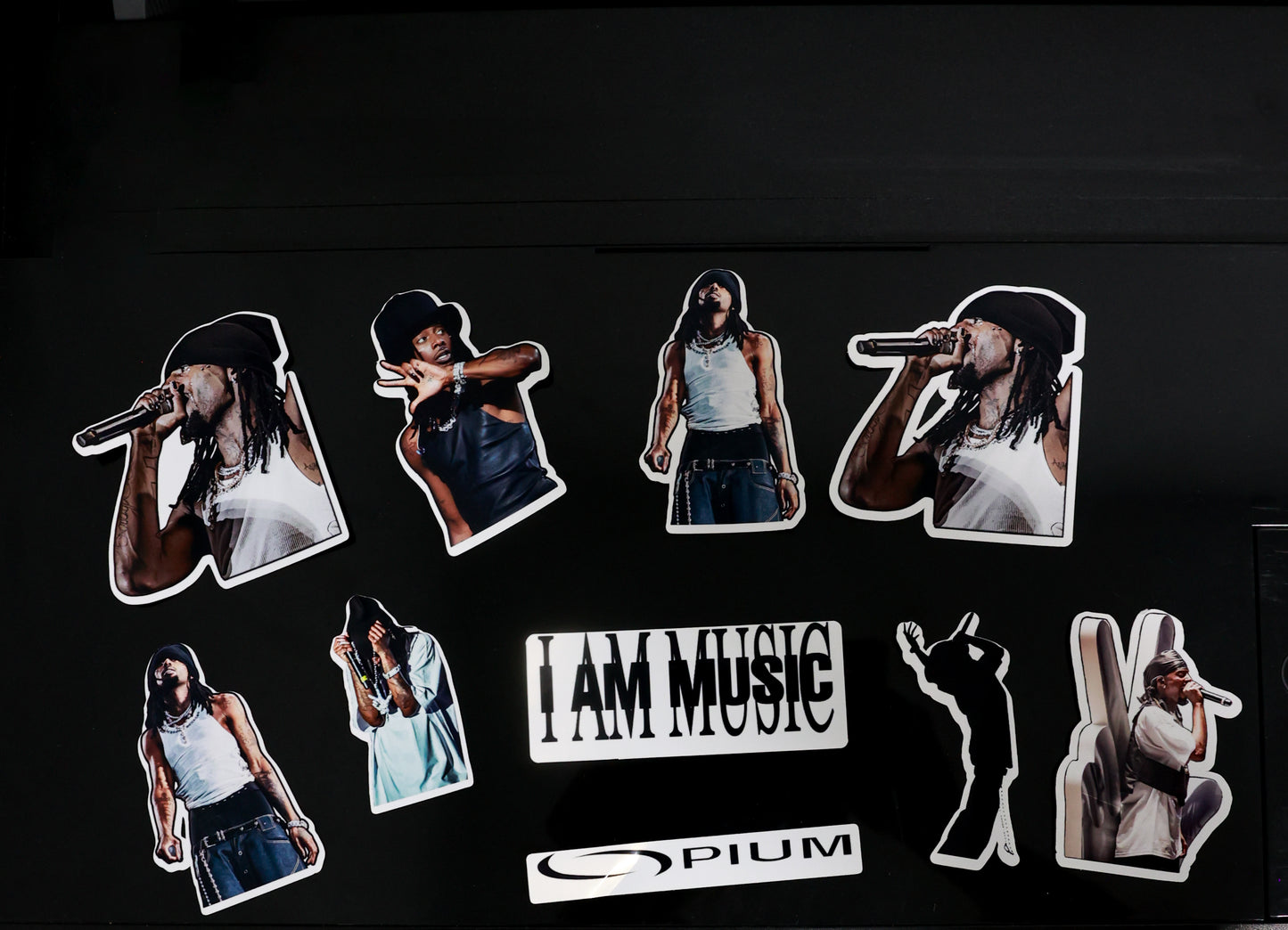 I AM MUSIC Playboi Carti Sticker Pack (8)