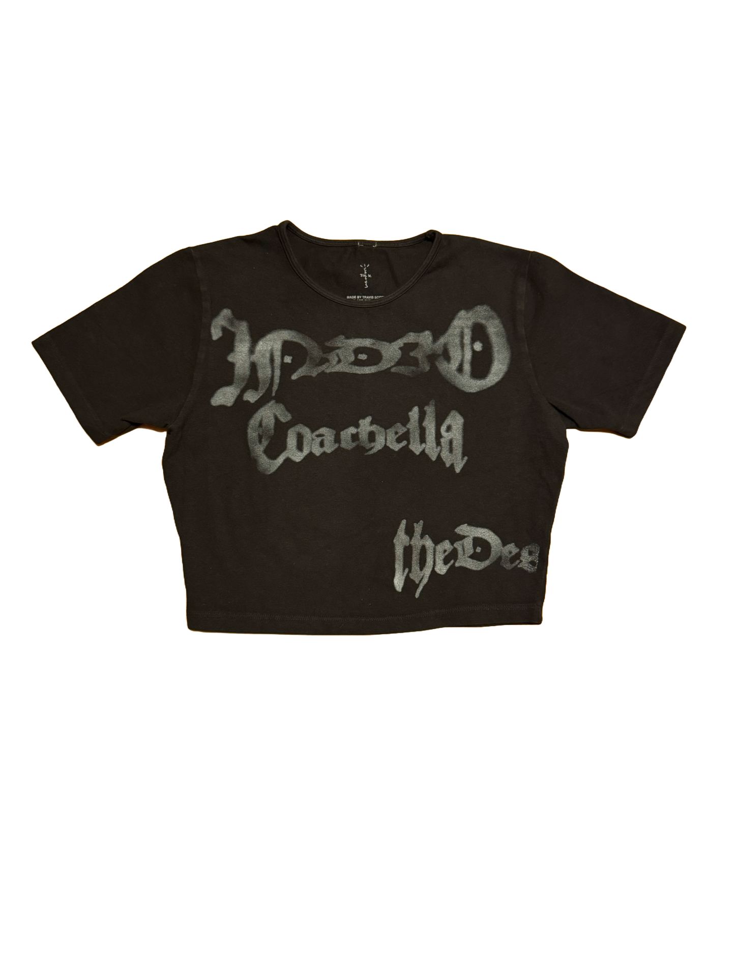 Travis Scott Coachella The Nightshow Cropped Tee