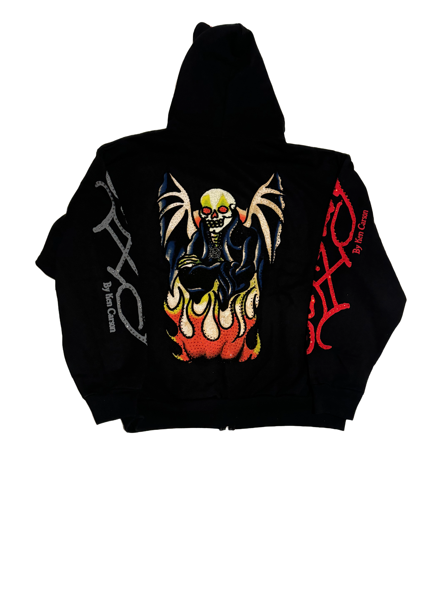 Ken Carson Ed Hardy Hoodie Black (ONLY 1 in L)