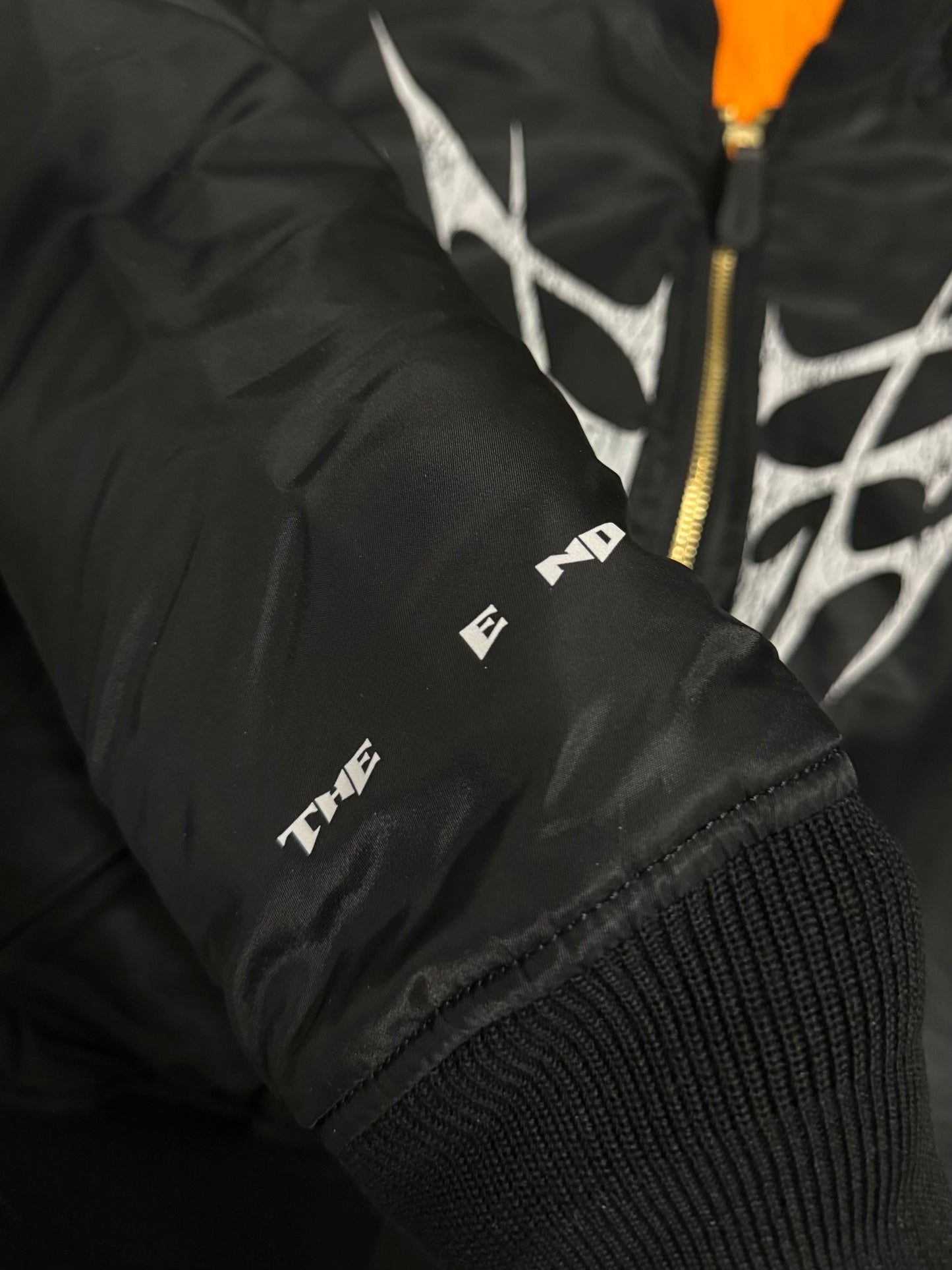The Weeknd x Alpha Industries "The End" Bomber Jacket