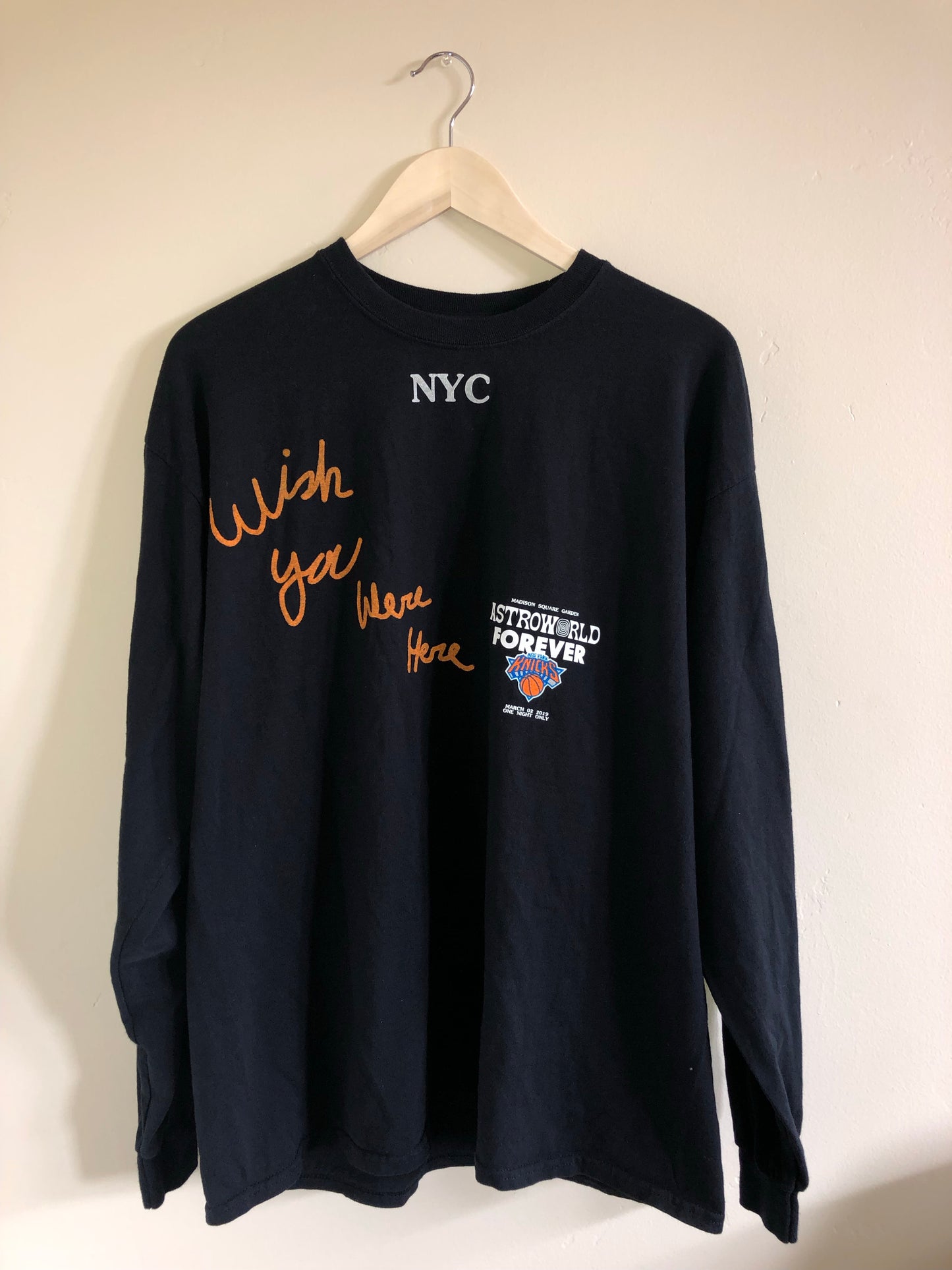 AstroWorld x Knicks Long Sleeve