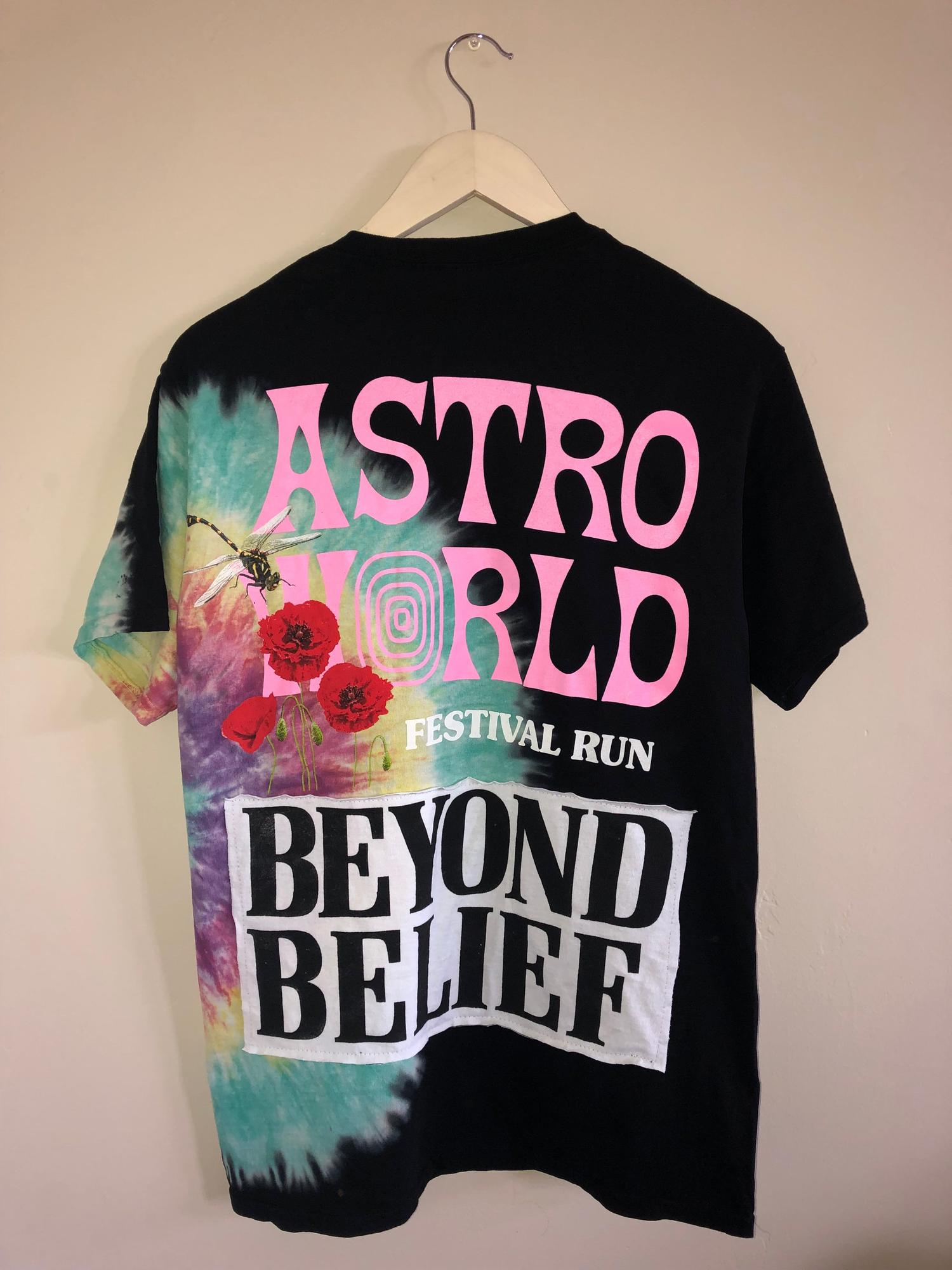 Astroworld festival merchandise hoodies and t-shirts