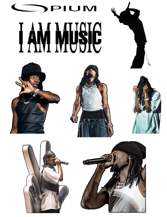 I AM MUSIC Playboi Carti Sticker Pack (8)