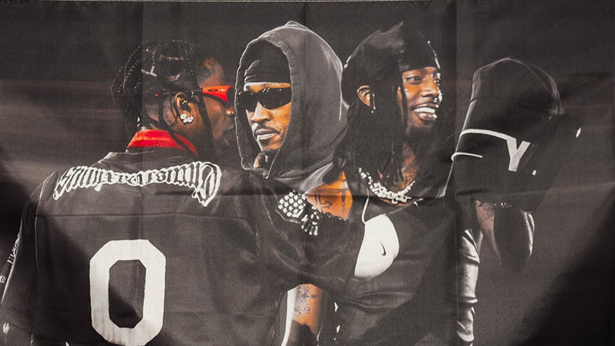 The Big 3 Utopia Concert Flag - CULTCERT