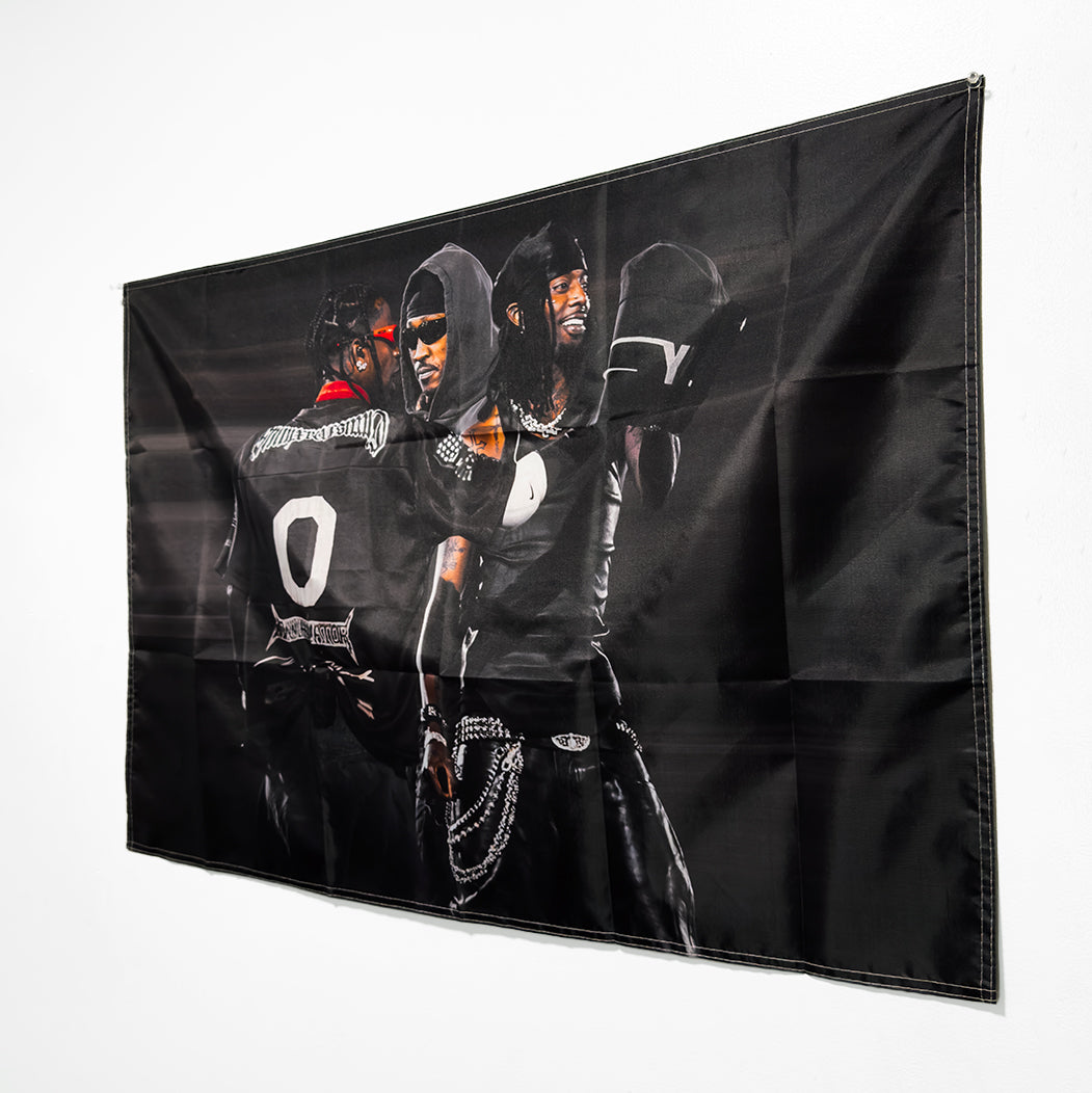 The Big 3 Utopia Concert Flag - CULTCERT