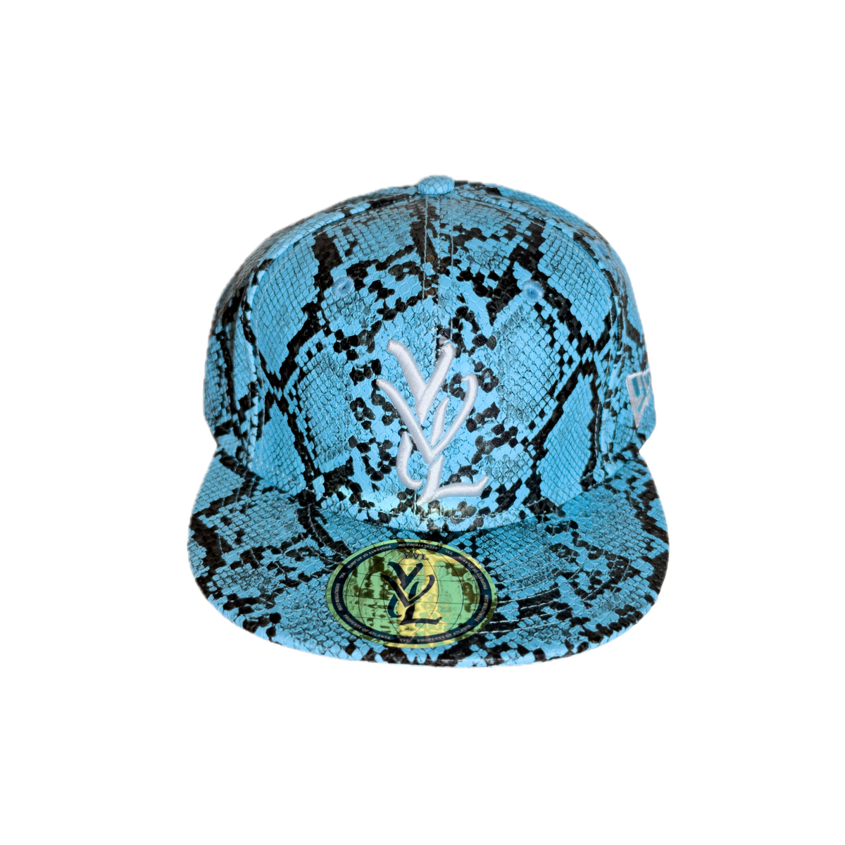 YVL Turquoise Snakeskin Hat