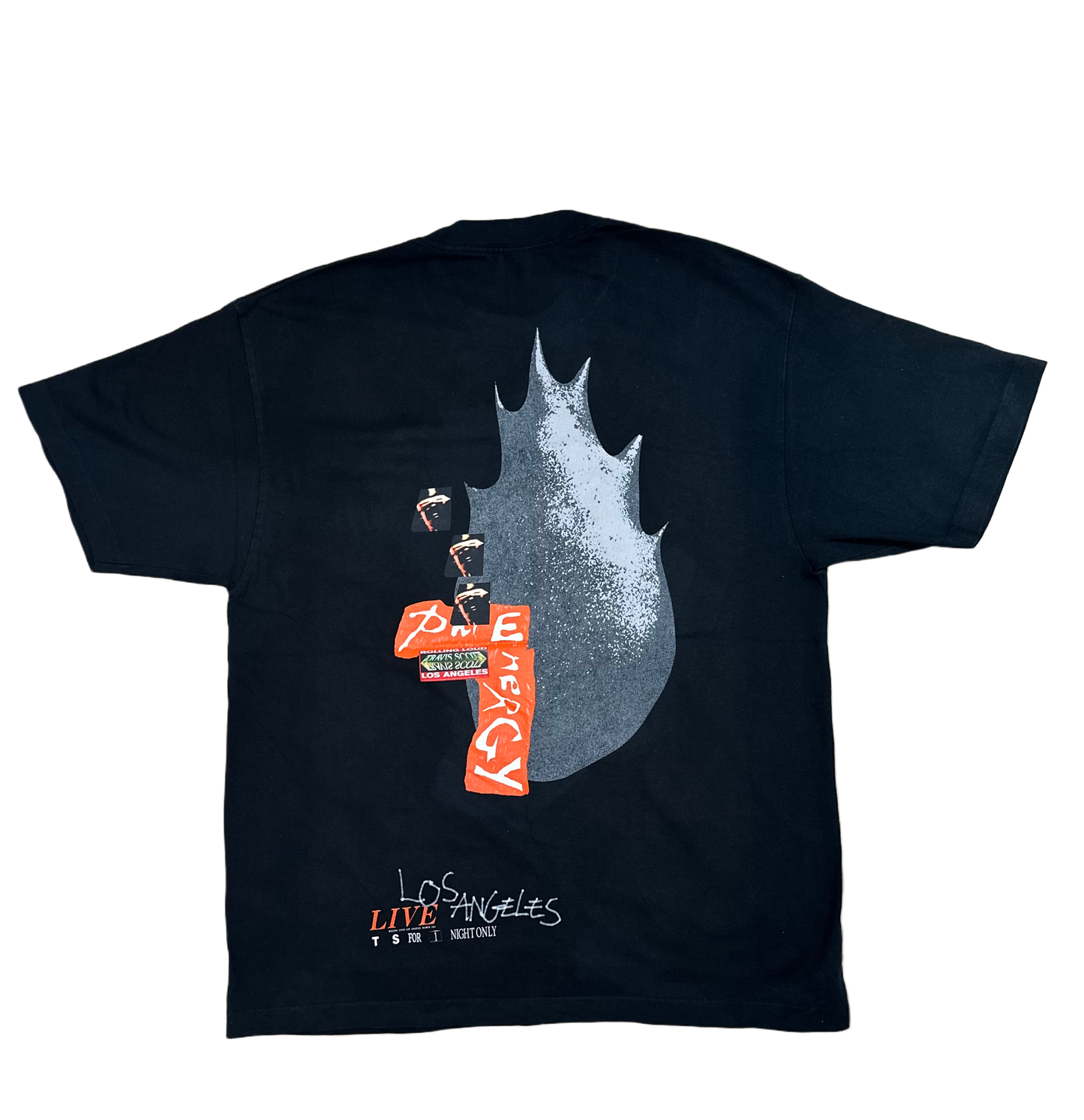 Travis Scott Rolling Loud LA Black T-Shirt