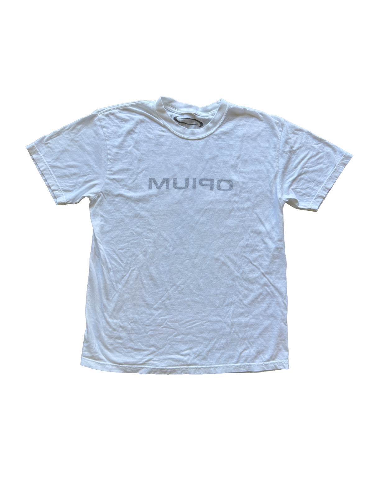 OPIUM Grey Logo Tee
