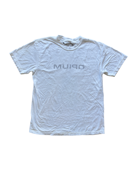 OPIUM Grey Logo Tee