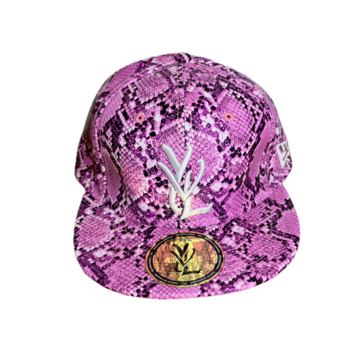 YVL Pink Snakeskin Hat