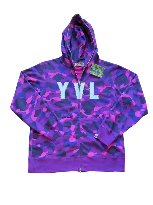 Playboi Carti YVL Purple Bape Hoodie