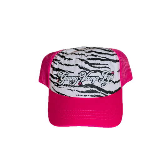 YVL x IAMGIA Pink Trucker Hat