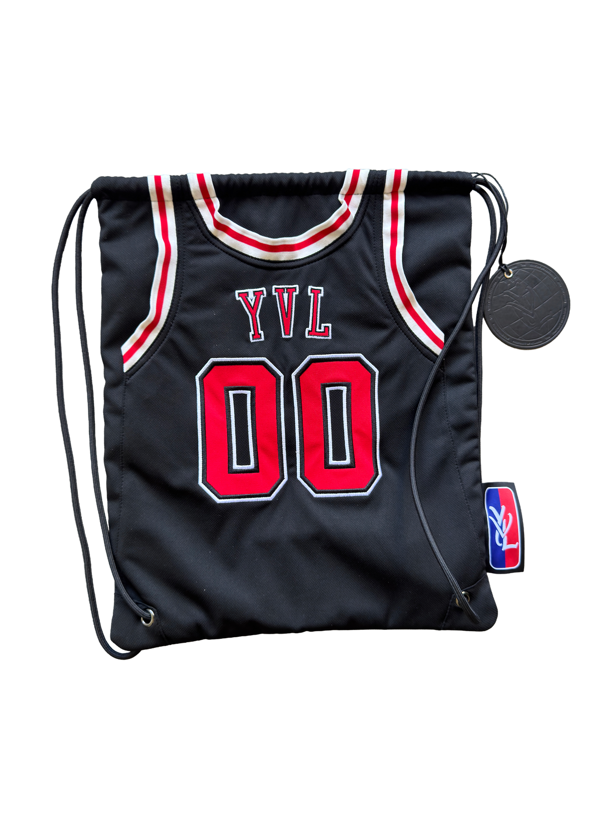 YVL Jersey Drawstring Bag
