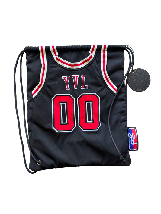 YVL Jersey Drawstring Bag