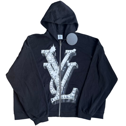 YVL Crystal Logo Hoodie