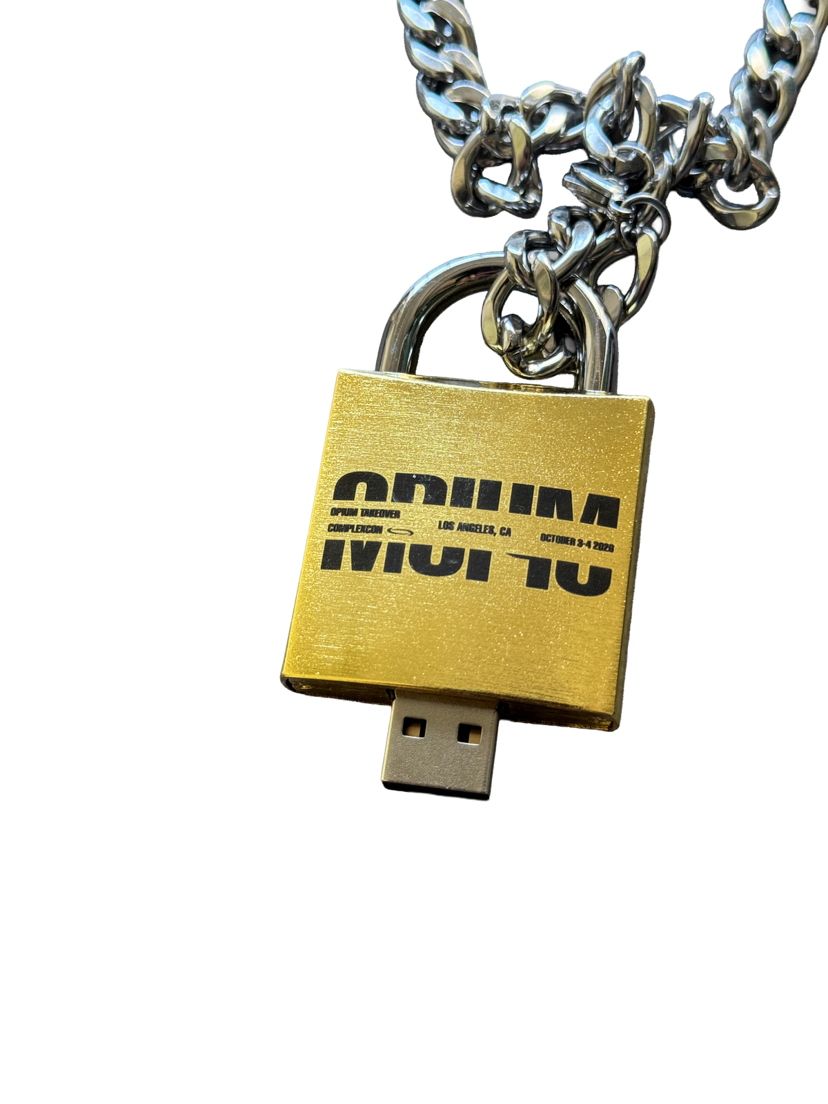 YVL Padlock Chain with 32GB USB