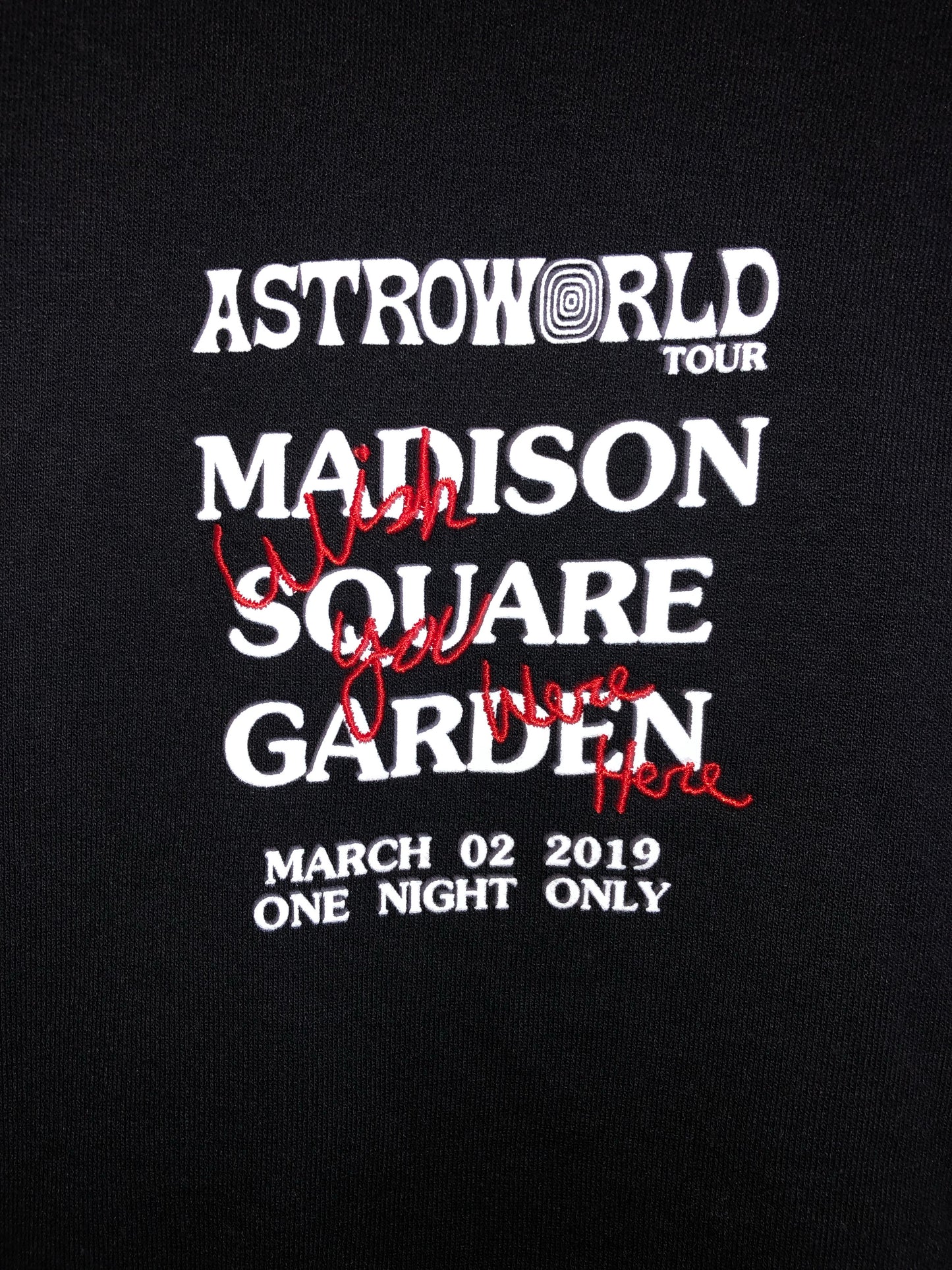 Astroworld MSG Apple Hoodie