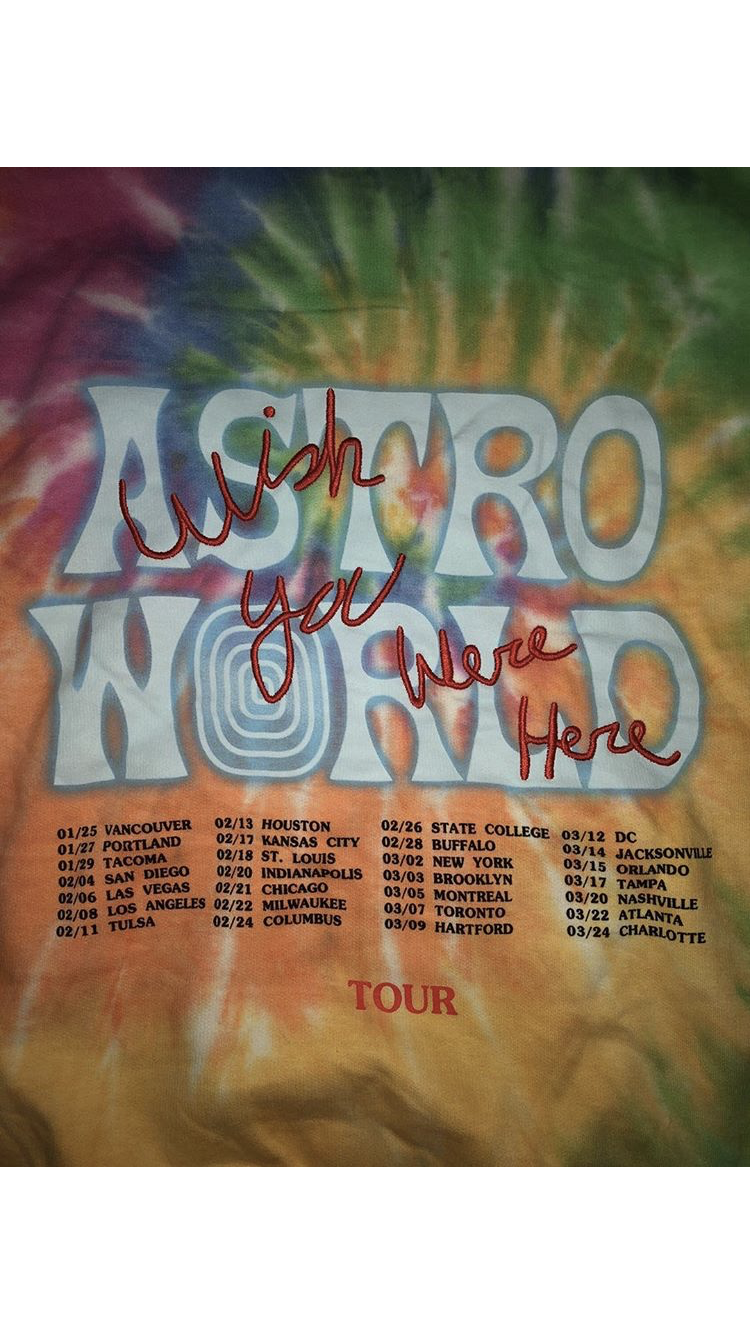 Astroworld Tie Dye Hoodie