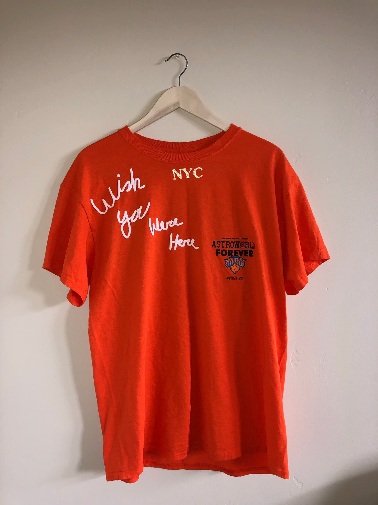 AstroWorld x Knicks T-Shirt