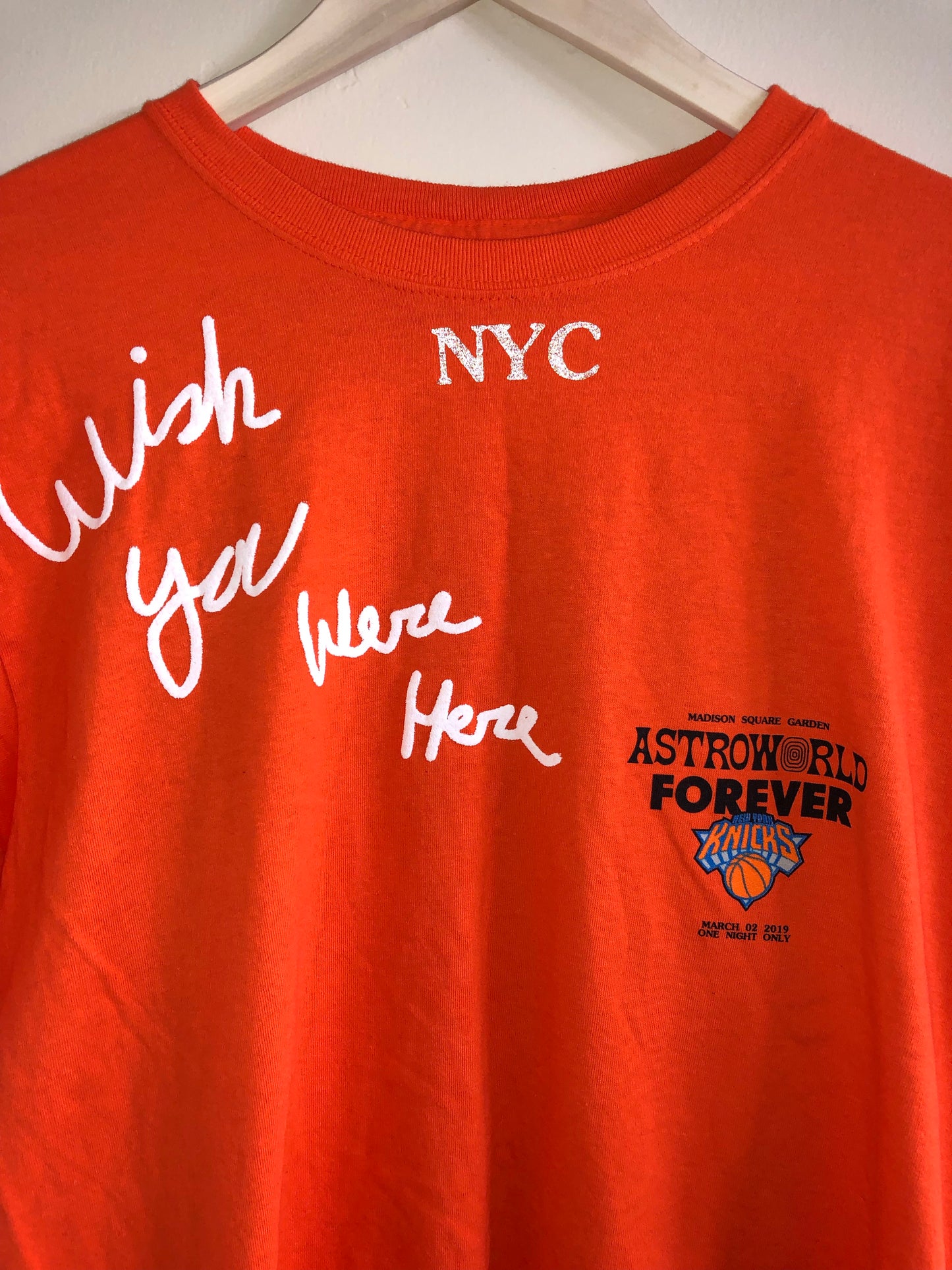 AstroWorld x Knicks T-Shirt