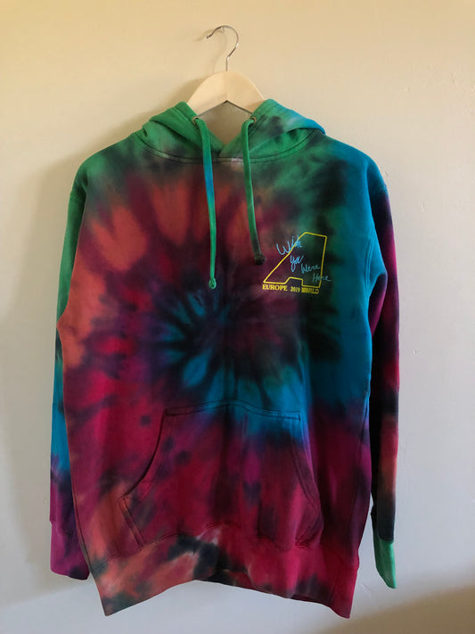 Astroworld Europe Skeleton Tie Dye Hoodie